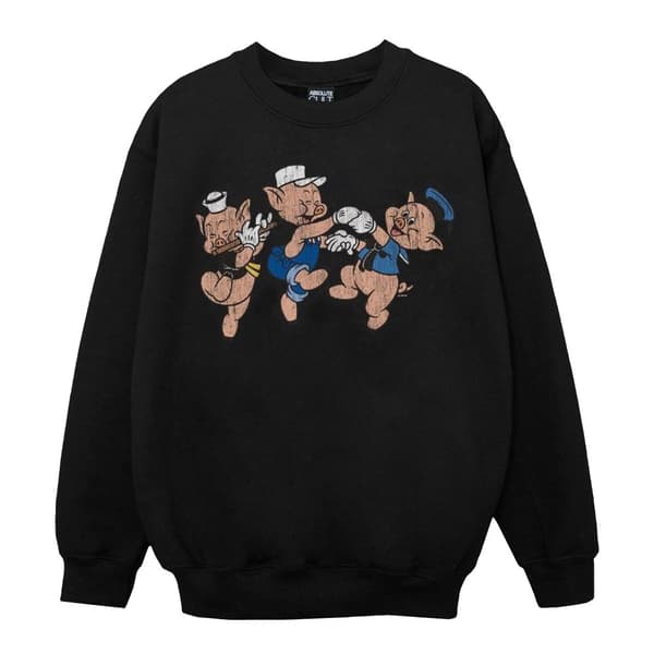 Disney Girls Three Little Pigs Having Fun Sweatshirt