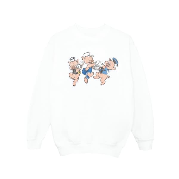 Disney Girls Three Little Pigs Having Fun Sweatshirt