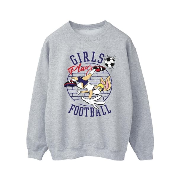 Looney Tunes Mens Lola Bunny Girls Play Football Sweatshirt