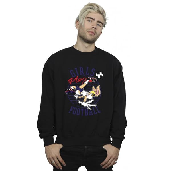 Looney Tunes Mens Lola Bunny Girls Play Football Sweatshirt