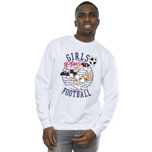 Looney Tunes Mens Lola Bunny Girls Play Football Sweatshirt