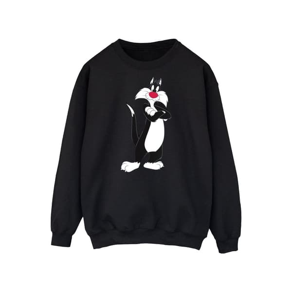 Looney Tunes Mens Sylvester Crossed Arms Sweatshirt