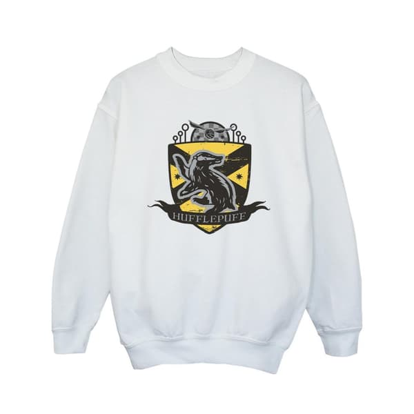Harry Potter Girls Hufflepuff Chest Badge Sweatshirt