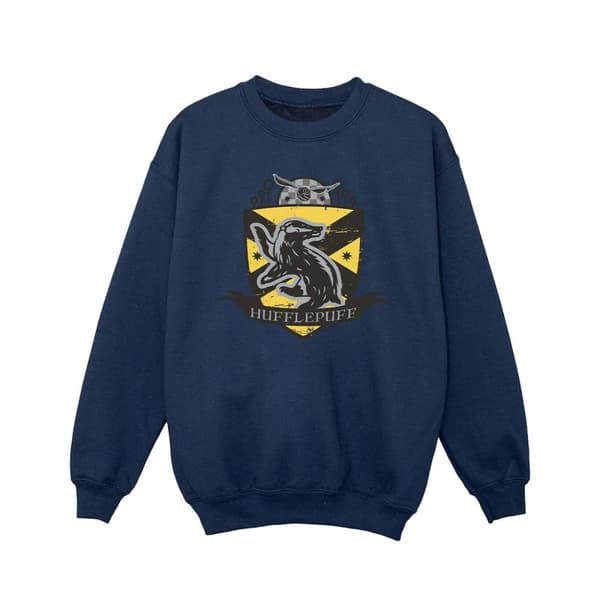Harry Potter Girls Hufflepuff Chest Badge Sweatshirt