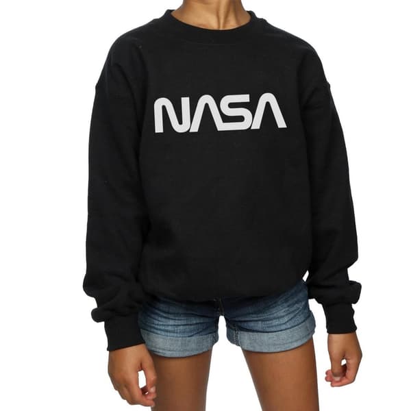 NASA Girls Modern Logo Sweatshirt