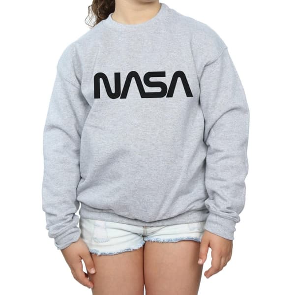 NASA Girls Modern Logo Sweatshirt