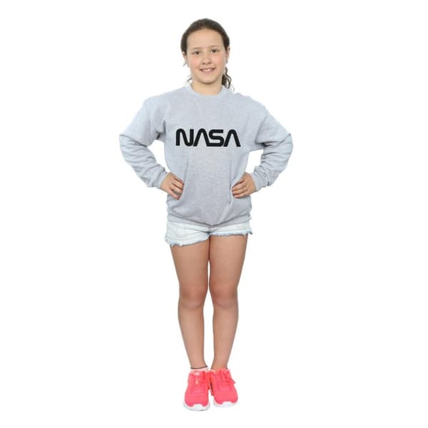 NASA Girls Modern Logo Sweatshirt