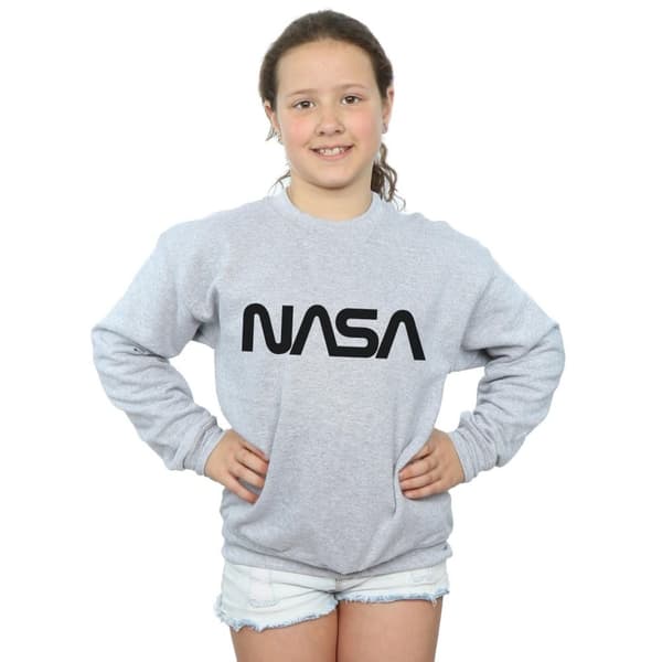 NASA Girls Modern Logo Sweatshirt