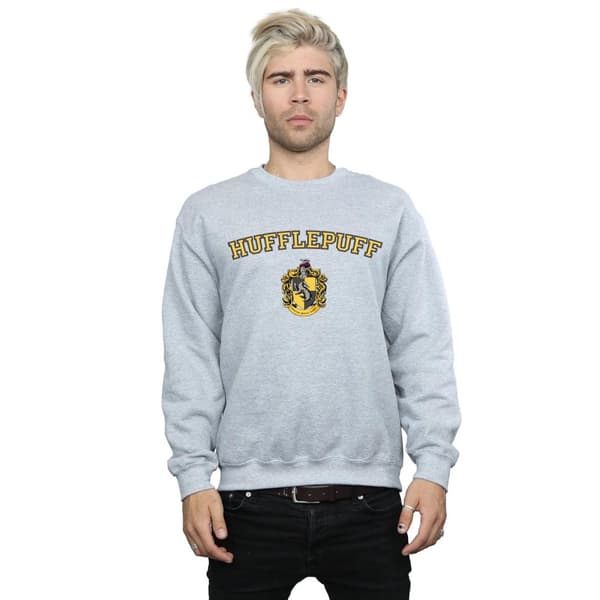 Harry Potter Mens Hufflepuff Crest Sweatshirt