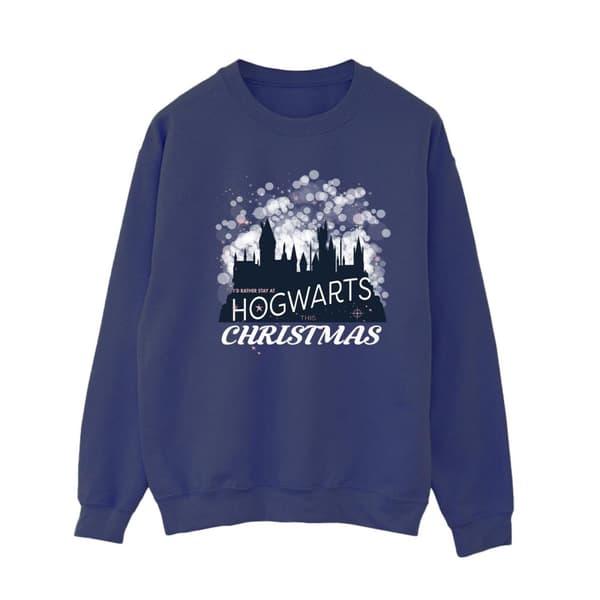 Harry Potter Womens/Ladies Hogwarts Christmas Sweatshirt