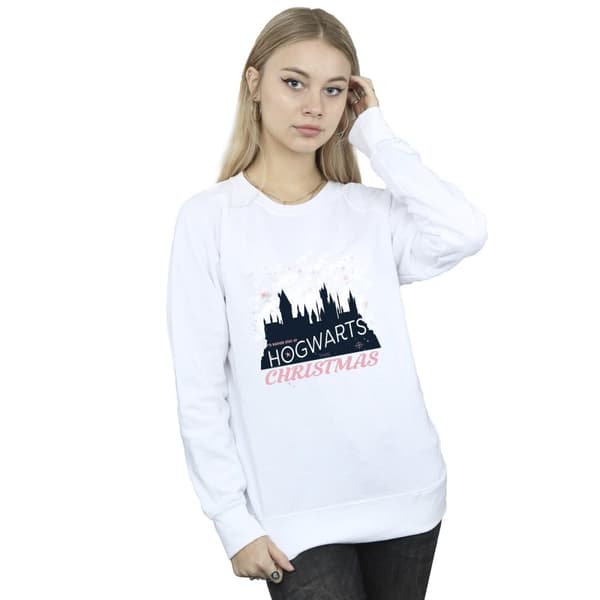 Harry Potter Womens/Ladies Hogwarts Christmas Sweatshirt