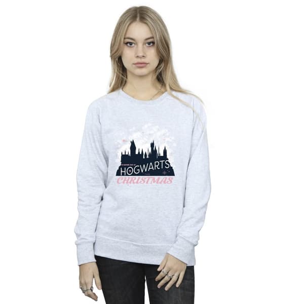 Harry Potter Womens/Ladies Hogwarts Christmas Sweatshirt