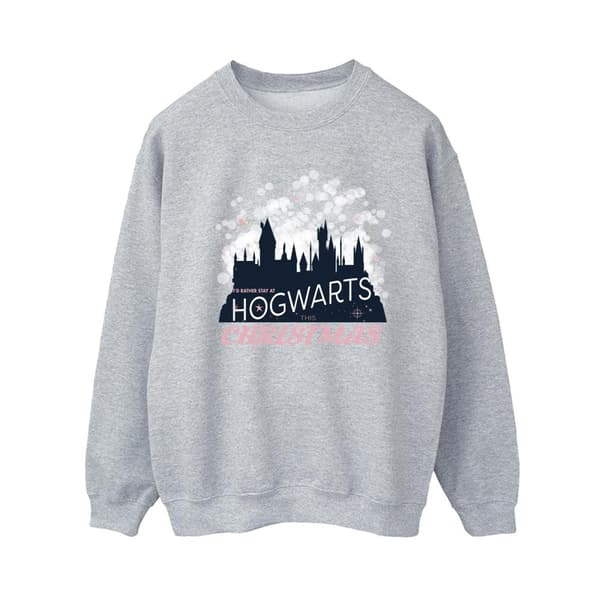 Harry Potter Womens/Ladies Hogwarts Christmas Sweatshirt
