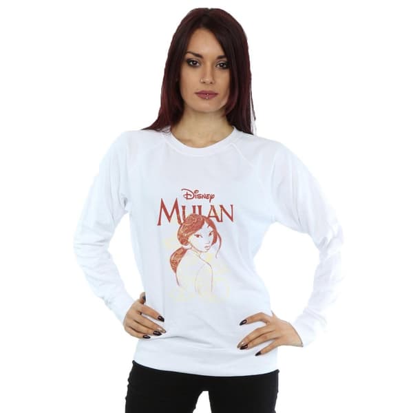 Disney Dam/Tjej Mulan Dragon Sketch Sweatshirt