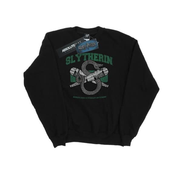 Harry Potter Mens Slytherin Quidditch Emblem Sweatshirt