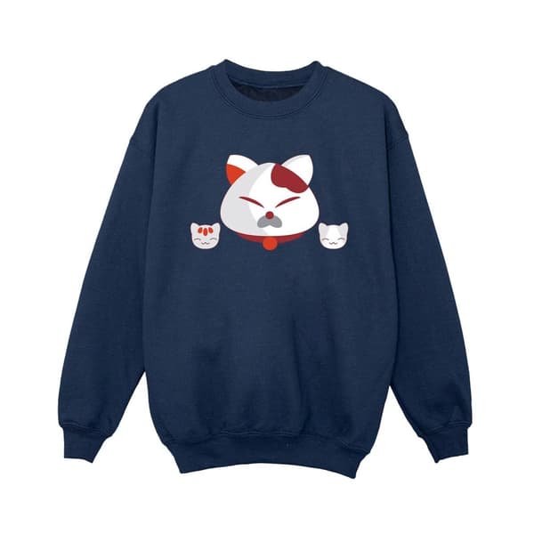 Disney Pojkar Big Hero 6 Baymax Kitten Heads Sweatshirt