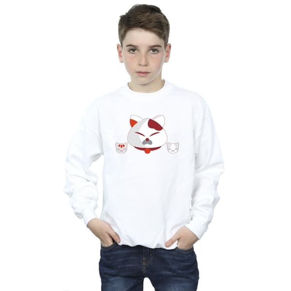 Disney Pojkar Big Hero 6 Baymax Kitten Heads Sweatshirt