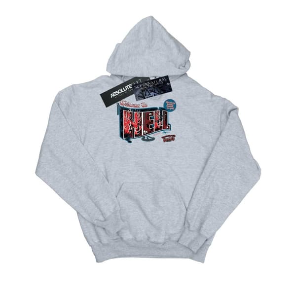 Supernatural Welcome To Hell-hoodie för herrar