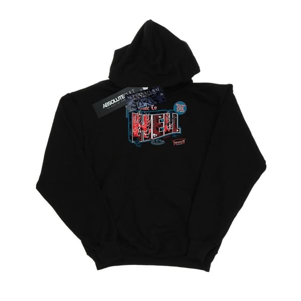 Supernatural Welcome To Hell-hoodie för herrar