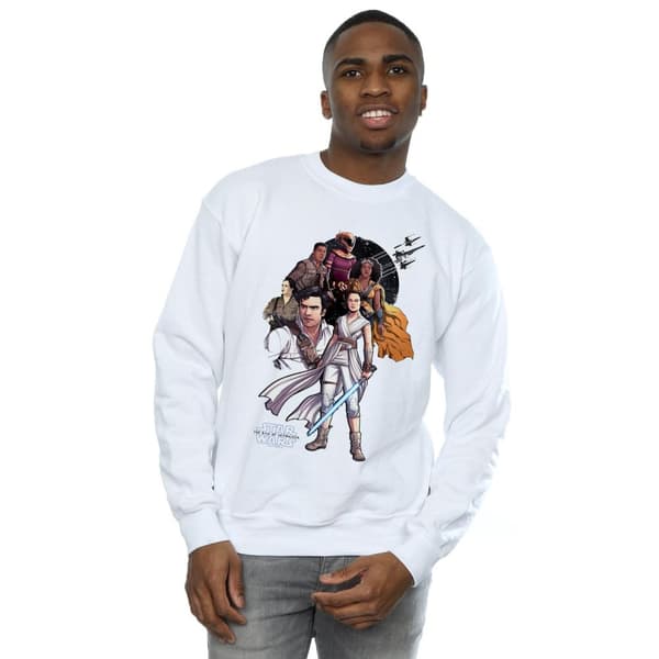 Star Wars: The Rise of Skywalker Herr Star Wars The Rise Of Skywalker Resistance Illustration Sweatshirt