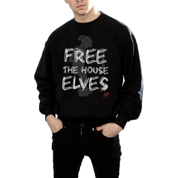 Harry Potter Mens Dobby Free The House Elves Sweatshirt
