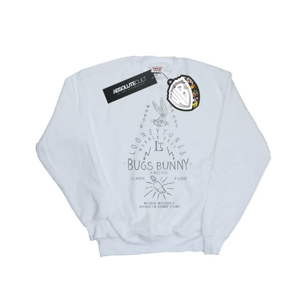 Looney Tunes Girls Bugs Bunny A Wild Hare Sweatshirt