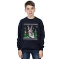 Miniatyrbillede 2 af 5: Looney Tunes Boys Bugs Bunny Christmas Fair Isle Sweatshirt