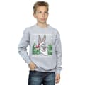 Miniatyrbillede 2 af 5: Looney Tunes Boys Bugs Bunny Christmas Fair Isle Sweatshirt