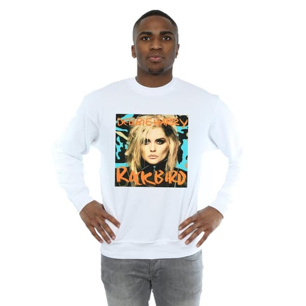 Debbie Harry Mens Rockbird Cover Sweatshirt