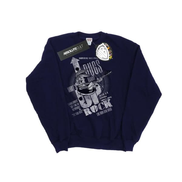 Looney Tunes Womens/Ladies Bugs Bunny What´s Up Rock Sweatshirt