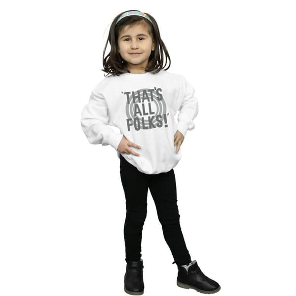 Looney Tunes Girls That´s All Folks Text Sweatshirt