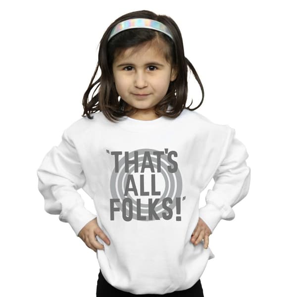 Looney Tunes Girls That´s All Folks Text Sweatshirt