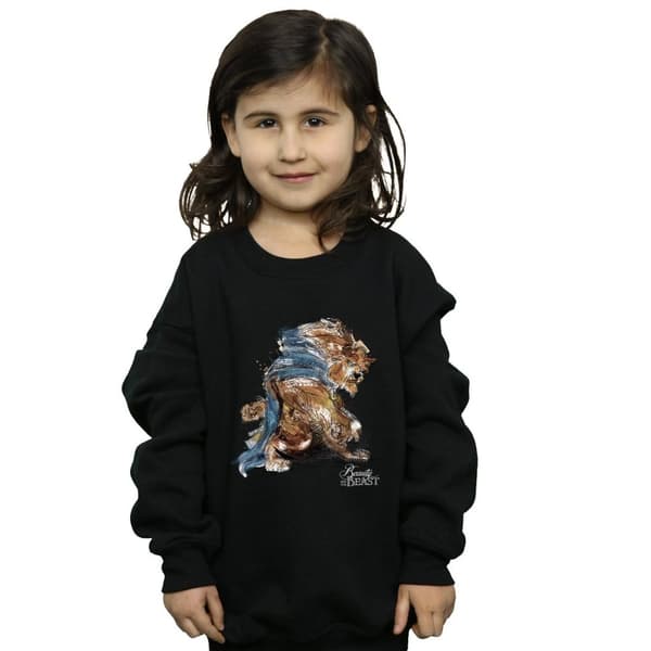 Disney Girls Beauty And The Beast Beast Sketch Sweatshirt