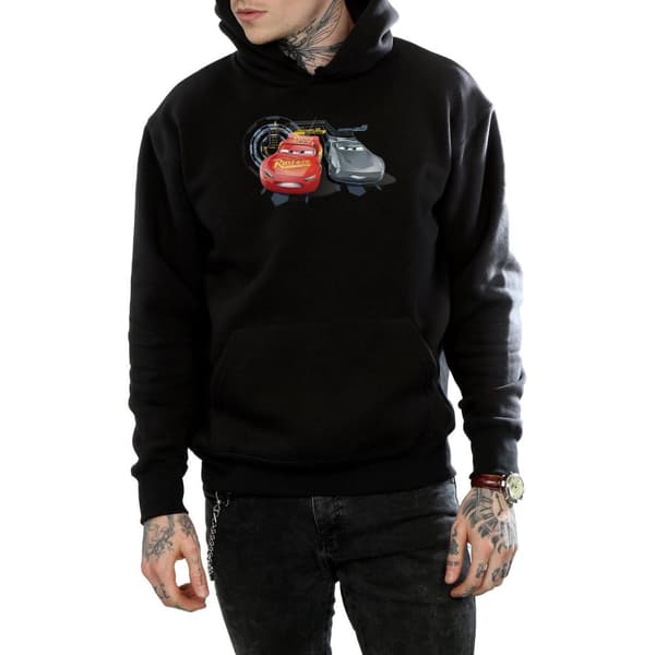 Disney Mens Cars Lightning Vs Storm Hoodie