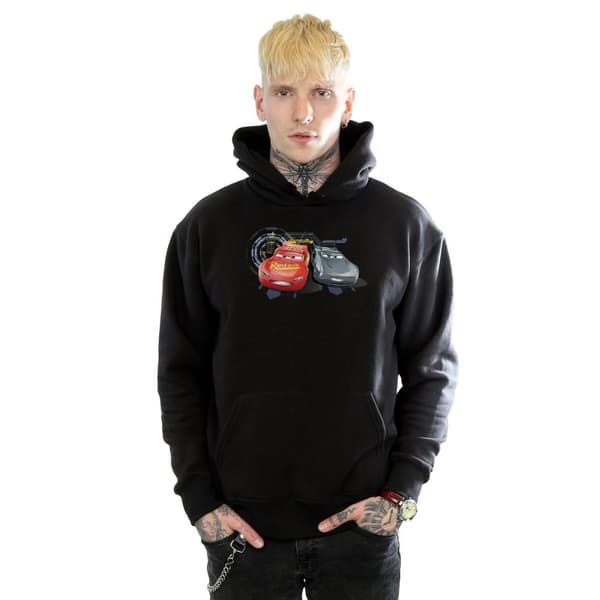 Disney Mens Cars Lightning Vs Storm Hoodie