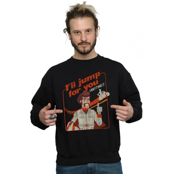 Disney Mens Toy Story 4 Duke I´ll Jump For You Sweatshirt