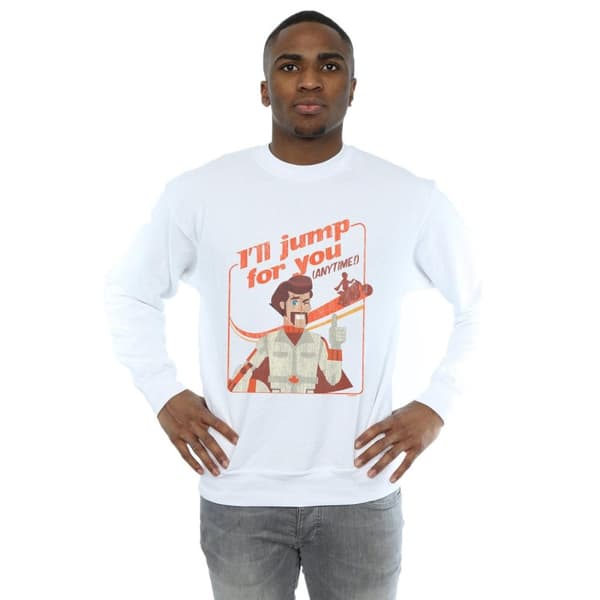 Disney Mens Toy Story 4 Duke I´ll Jump For You Sweatshirt