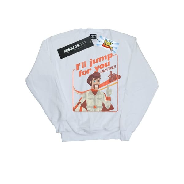 Disney Mens Toy Story 4 Duke I´ll Jump For You Sweatshirt