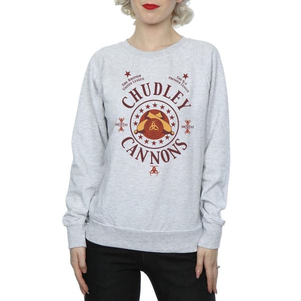 Harry Potter Womens/Ladies Chudley Cannons Logo Sweatshirt