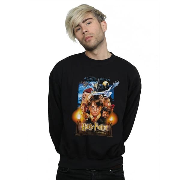 Harry Potter Mens The Sorcerer´s Stone Poster Sweatshirt