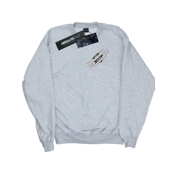 Supernatural Womens/Ladies Symbol Scratch Sweatshirt