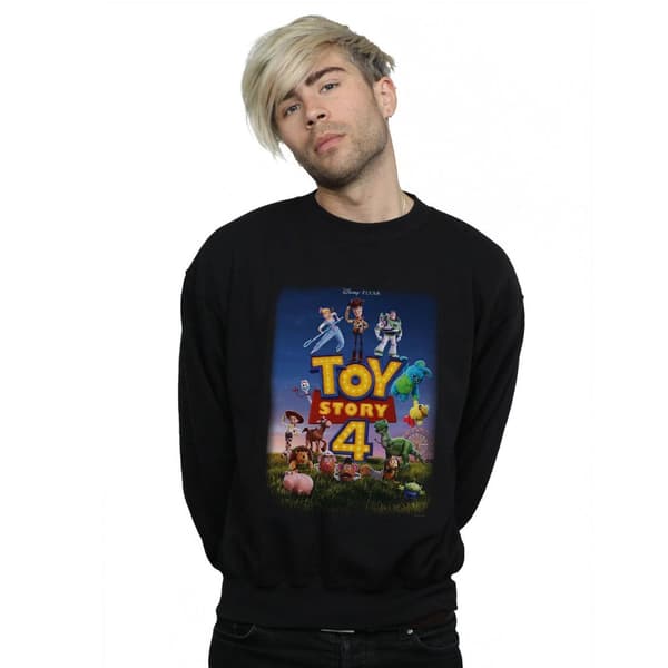 Disney Mens Toy Story 4 Poster Art Sweatshirt
