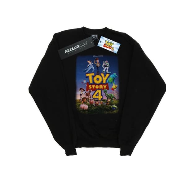 Disney Mens Toy Story 4 Poster Art Sweatshirt Black 3XL