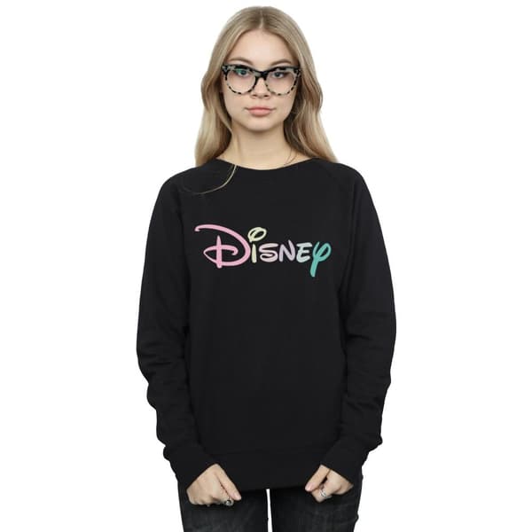 Disney Kvinnor/Damer Pastel Logo Sweatshirt