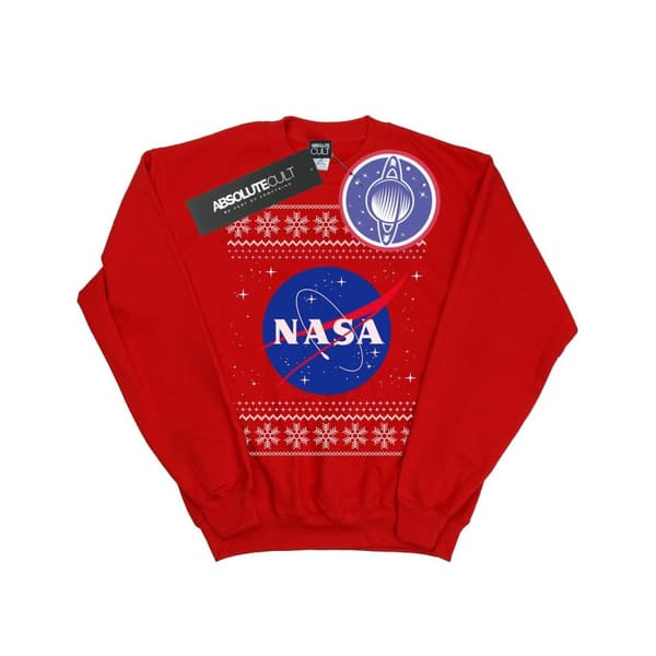 NASA Boys Classic Fair Isle Sweatshirt