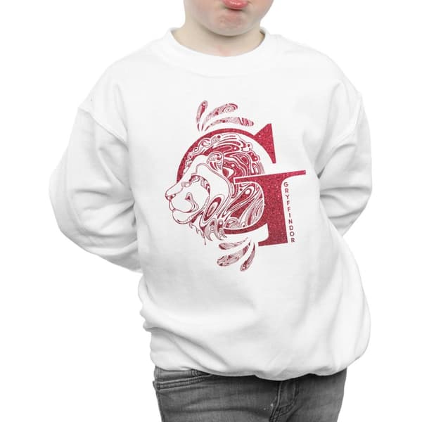 Harry Potter Boys Gryffindor Glitter Sweatshirt