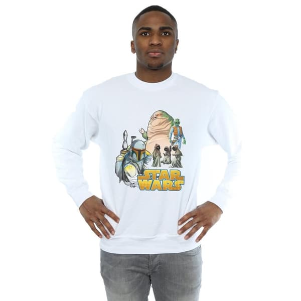 Star Wars Mens Vintage Montage Sweatshirt