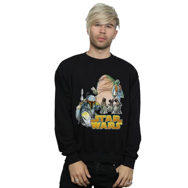 Star Wars Mens Vintage Montage Sweatshirt