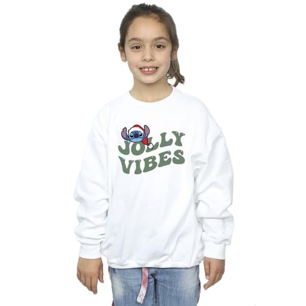 Disney Girls Lilo & Stitch Jolly Chilling Vibes Sweatshirt