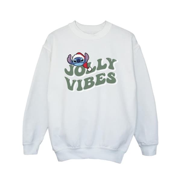 Disney Girls Lilo & Stitch Jolly Chilling Vibes Sweatshirt